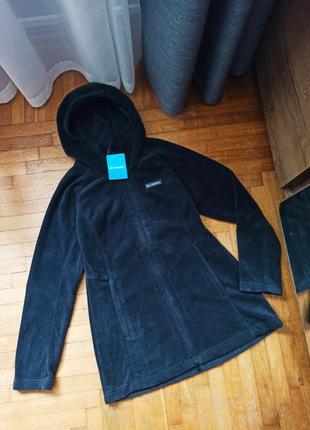 Флисовая кофта флиска columbia benton springs long hoodie худи с капюшоном