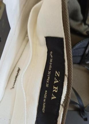 Укороченные брюки zara4 фото
