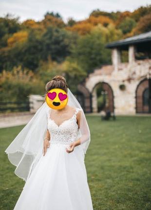 Весільна сукня (італійське мереживо)6 фото