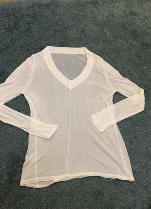 Белая кофта/ кофта длинный рукав
