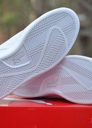 Оригинал puma идеальные базовые белые кожаные кеды puma сникерсы пума