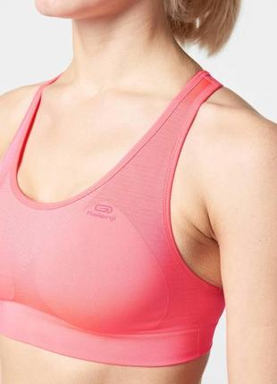 Спортивний топ \ безшовний sports bra \decathlon kalenji франція\р. м-382 фото