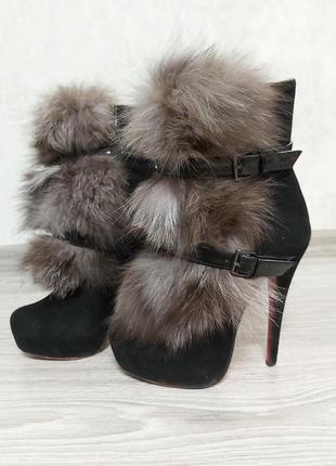 Полусапожки с мехом