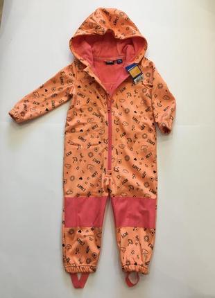 Софтшел softshell 74/80/86/92/98/104/110/116/122/128 комбинезон lupilu дождевик грязепруф