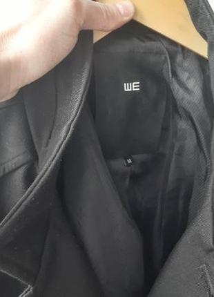 Чоловіча, мужская чорна стильна куртка демі бренд we5 фото