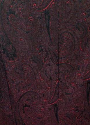 Пиджак collection на подкладе, бардово-красный , 52 размер5 фото