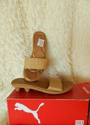 ✅ шлёпки бронза оригинал последняя пара