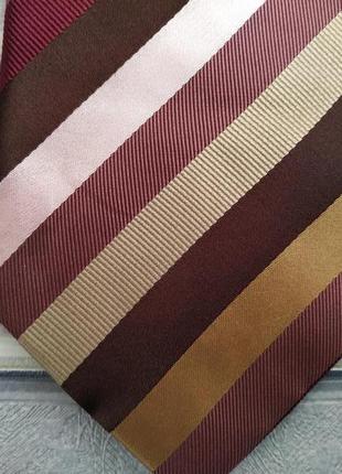 Шелковый галстук в полоску marks & spencer3 фото