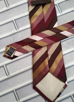 Шелковый галстук в полоску marks & spencer4 фото