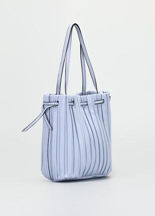 Женская сумка (хобо) braska/жіноча блакитна сумка (хобо) браска2 фото