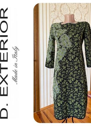💯 % оригинал крутое итальянское дизайнерское платье шерсть+ люрексовая нитка винтаж бренд