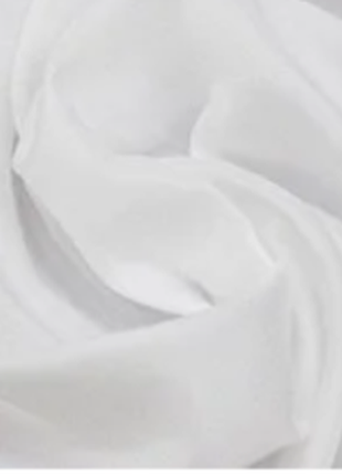 Декоративні шторки з шифону, на люверсах (білі)2 фото