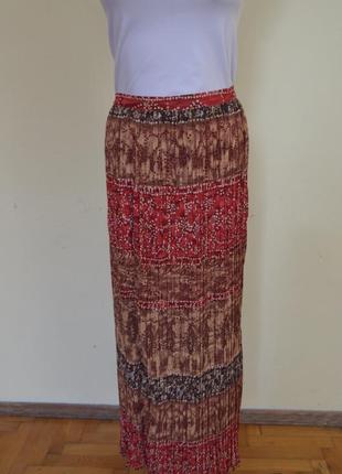 Шикарная брендовая длинная юбка плиссе2 фото