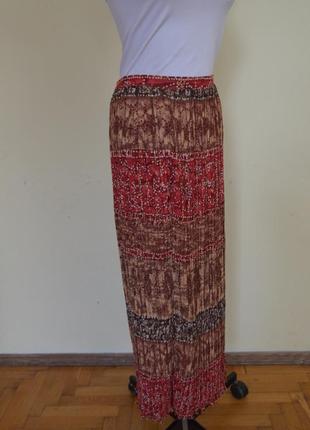Шикарная брендовая длинная юбка плиссе4 фото
