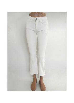 Білі джинси, джинсы с бахромой, белые джинсы