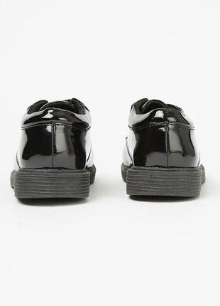 Стильные оксфорды туфли для девочки бренд george великобритания школа2 фото