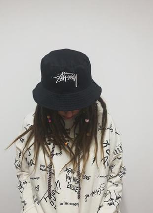 Панама stussy двухсторонняя ( панамка ripndip palace carhartt   supreme )3 фото