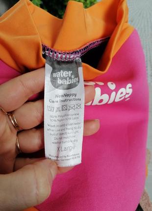 Трусики многоразовый подгузник плавки из неопрена water babies xlarge