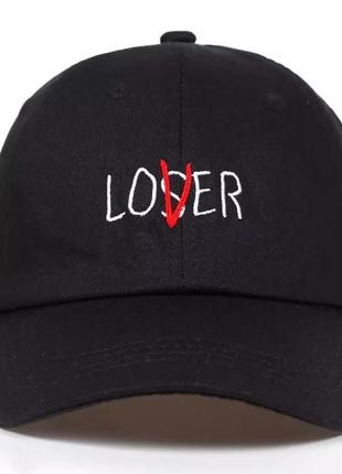 Кепка бейсболка loser lover, унісекс чорний