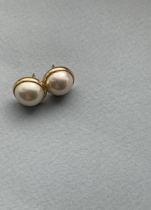 Серьги пусеты винтаж бижутерия сша