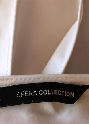 Оригинальная стильная белая блуза sfera  collection3 фото