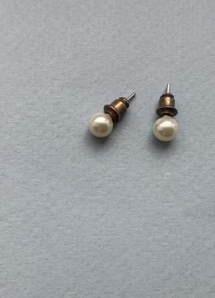 Серьги пусеты винтаж бижутерия сша