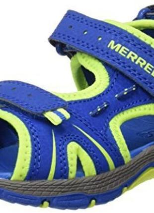 Дитячі шкіряні босоніжки merrell, 100% оригінал2 фото