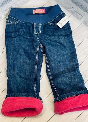 Теплые джинсы на флисе old navy 2t, оригинал.