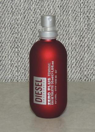 Diesel zero plus feminine 30 мл тестер для женщин оригинал