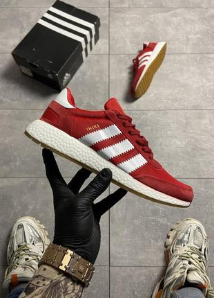 Чоловічі кросівки adidas iniki red white 40-41-42-43-44