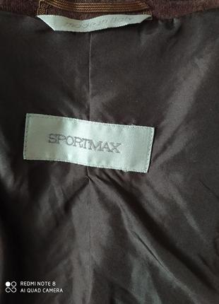 Двубортное пальто max mara sportmax. шерсть. италия.3 фото