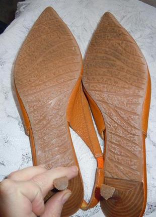 Винтажные туфли по типу мюлы, по стельке 26.5 см2 фото