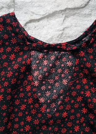 Кежуал красивая блуза блузка в цветочный принт3 фото