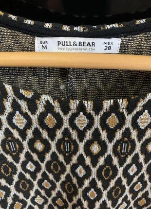 Короткое платье с принтом pull&bear4 фото