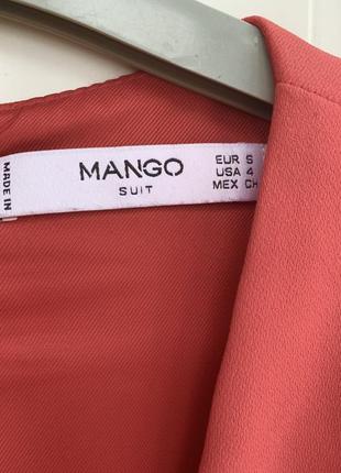 Mango гарне плаття на запах коралового кольору розмір6 фото