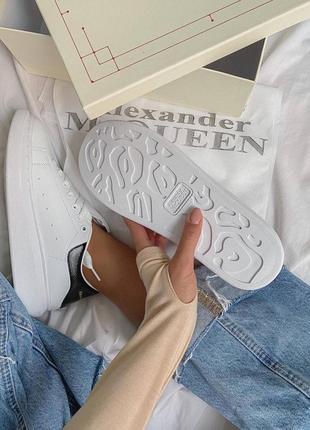 Шикарные кожаные кроссовки аlexander mc queen3 фото