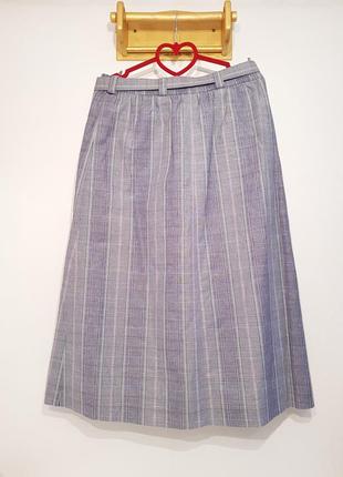Роскошная люксовая юбка bogner с карманами хлопок + лен4 фото