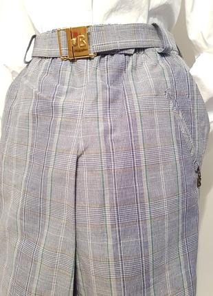 Роскошная люксовая юбка bogner с карманами хлопок + лен5 фото