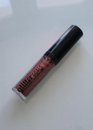 Жидкие тени для век nyx professional makeup glitter goals liquid eyeshadow2 фото