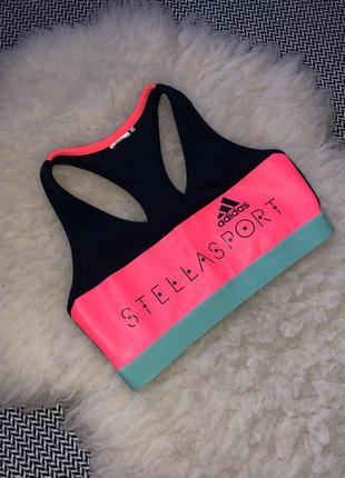 Оригинальный спортивный топ stella adidas зал принт10 фото