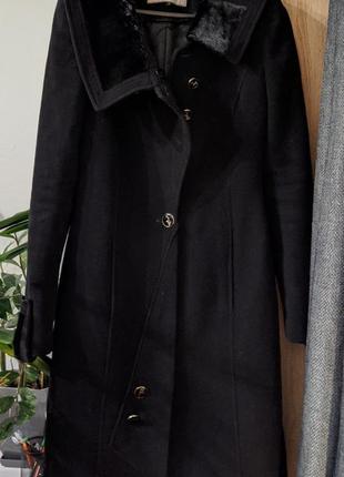Классическое кашемировое удлиненное пальто