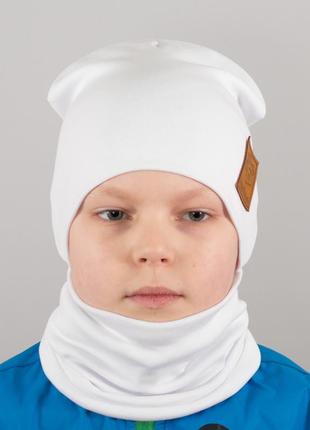 Дитяча шапка з хомутом "лапка" (2 розміру - до 5 років; від 5 до 12 років)2 фото