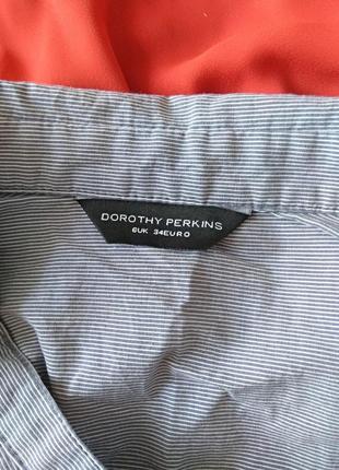 Жіноча сорочка в смужку dorothy perkins.5 фото