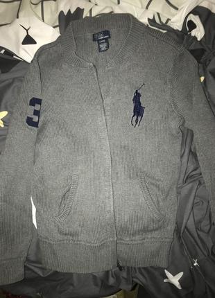 Кофта на замочке polo by ralph lauren