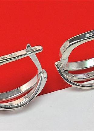 Серьги серебро 925 проба 4,91 гр. 7