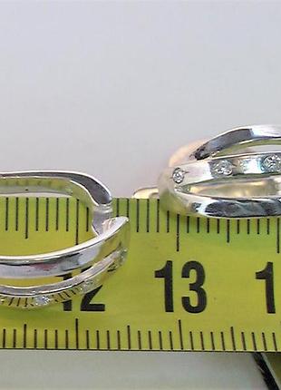 Серьги серебро 925 проба 4,91 гр. 5