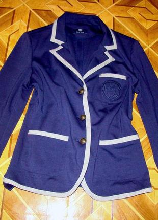 Трикотажный пиджак(жакет) fiora blue (р.40)9 фото