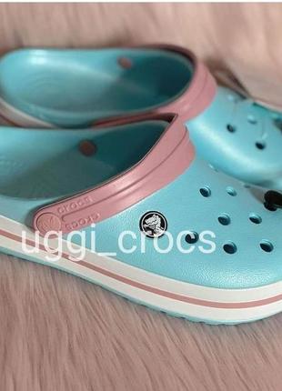 Crocs crocband ice blue/white 36,37,38,39,40