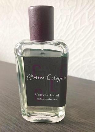 Atelier cologne vetiver fatal💥оригинал 1,5 мл распив аромата затест7 фото