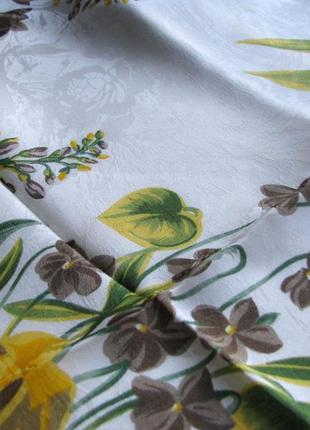 Натуральный шелковый платок ungaro 90х90 италия2 фото